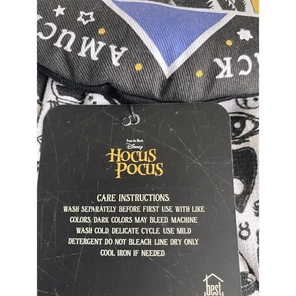Disney Hocus Pocus Hanging Kitchen Towel Sanderson Sisters Halloween Potions NEW